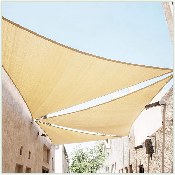 ColourTree CTAPRT16 Custom Size Order to Make 19' x 21' x 28.3' Beige Right by ColourTree