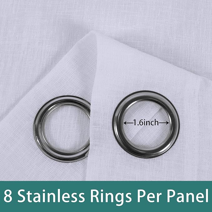 LORDTEX Burlap Linen Look Outdoor Curtain - Image 2