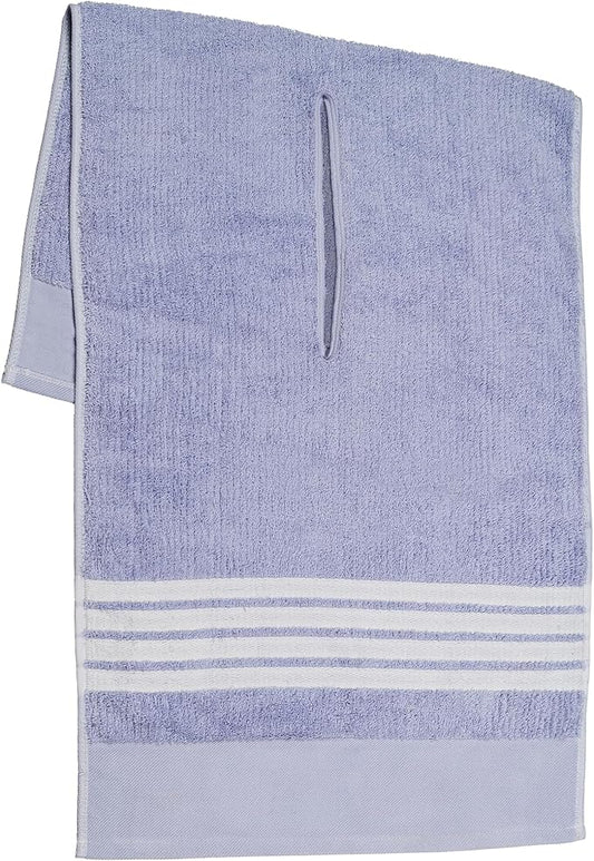 The Tour Towel | Large Golf Caddy Towel Terry Cloth, Absorbent 19" x 44", Center Cut, Perfect Hang Golf Cart Accessory and Golf Bag, Multiple Colors