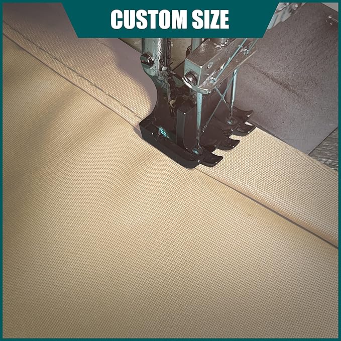 Royal Shade 10' x 10' x 10' Beige Triangle Waterproof Sun Shade Sail Order to - Image 5