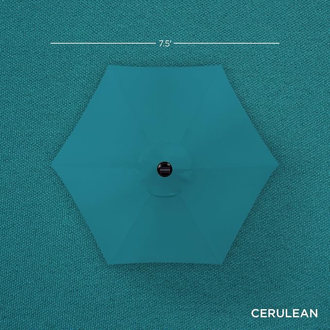 Best Choice Products 7.5ft Solar Umbrella LED Lighted Patio Umbrella, Table - Image 4