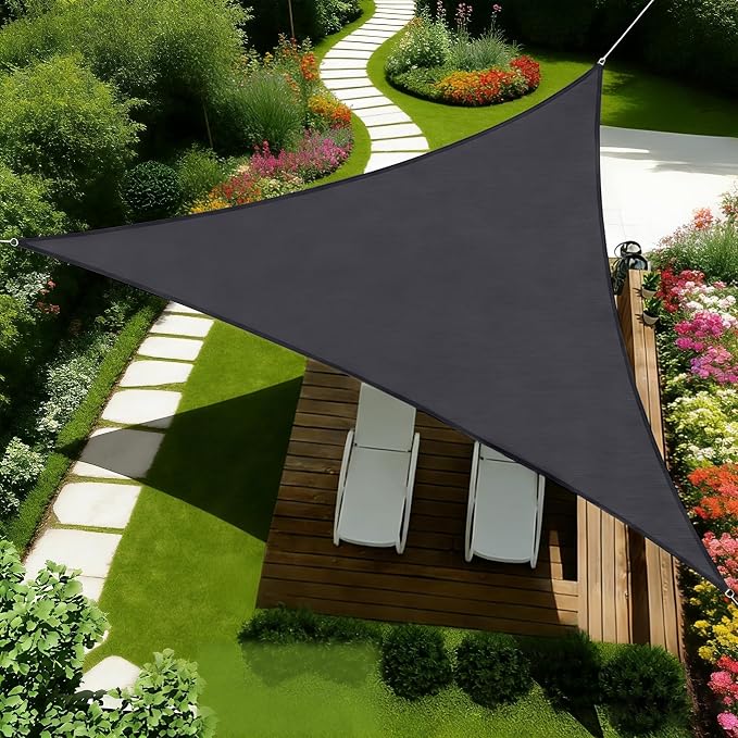 12'x12'x12' Triangle Sun Shade Sail by SUMORISE