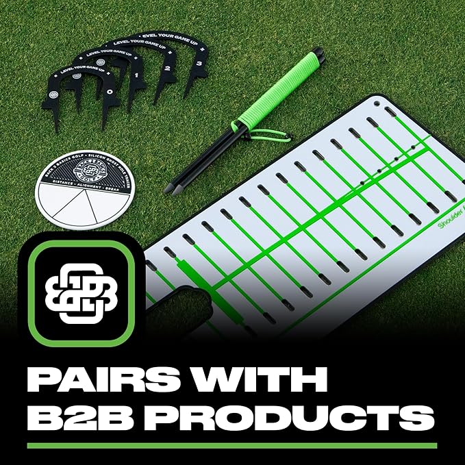 Triple Bead Golf Alignment String Line, Putting Aid for Indoor & Outdoor, Golf Putting Trainer, Putting String Line for Golf, Golf Putting Training Aid for Precision, Putting Alignment String