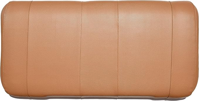 Seat Cover Replacement for Yamaha Drive or G-29 Golf Cart - Front Bench Seat - Premium Marine Vinyl - 5 Panel Stitching - Staple On Installation - Two-Tone Golf Cart Seat Covers (Tan)