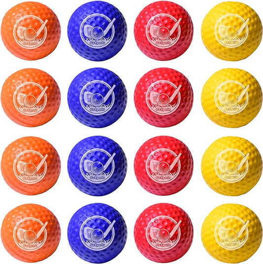 GoSports Foam Golf Practice Balls Realistic Feel and Limited Flight Use Indoors or Outdoors