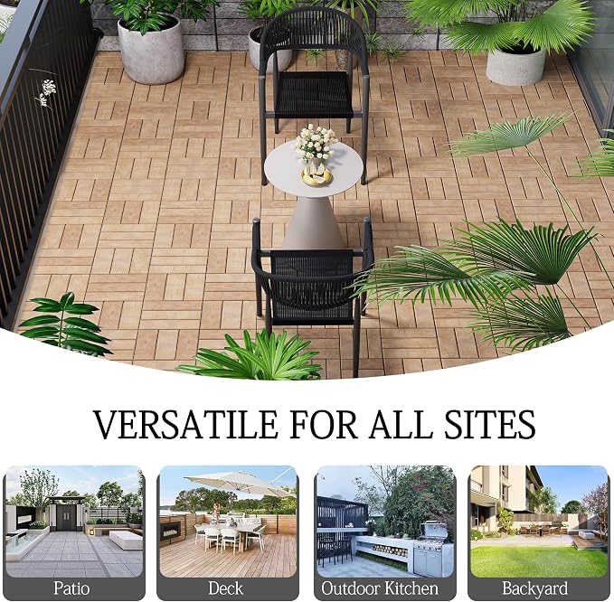 TWT Patio Dining Chairs Outdoor Stackable - Image 8