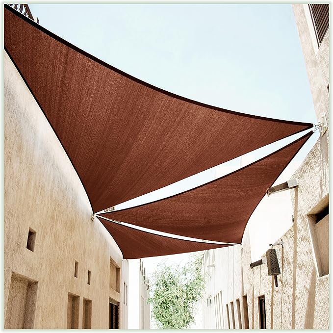 ColourTree CTAPRT16 Custom Size Order to Make 14' x 20' x 24.4' Brown Right by ColourTree