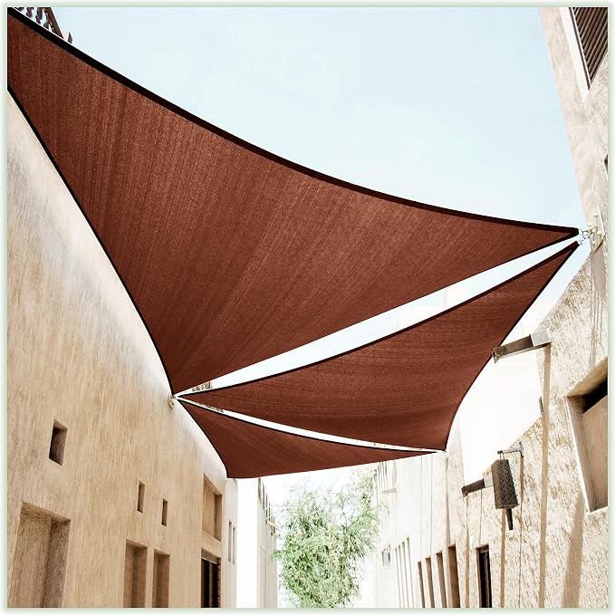 ColourTree CTAPRT16 Custom Size Order to Make 18' x 19' x 26.2' Brown Right by ColourTree