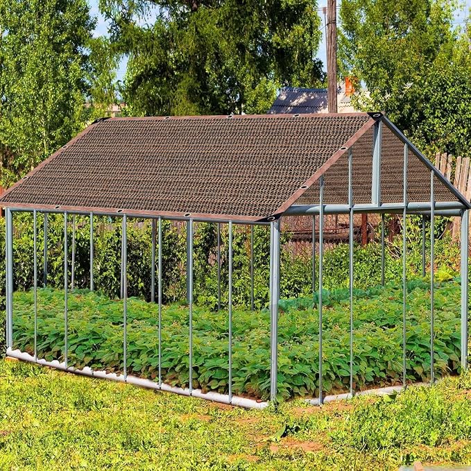 90% Sun Shade Cloth with Grommets, 3.3 x 6.6 FT Pergola Shade Cover Canopy - Image 6