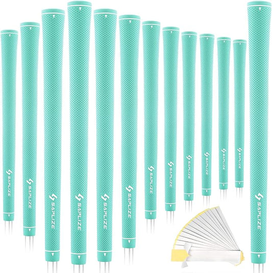 SAPLIZE Women’s Exclusive Golf Grips | Optimized Taper Design | Elegant Solid Color Series | Soft, Comfortable & Shock-Absorbing | Standard & Midsize, 13 Pack Golf Club Grip Kit for Women, Men & Juniors, CC02 Series