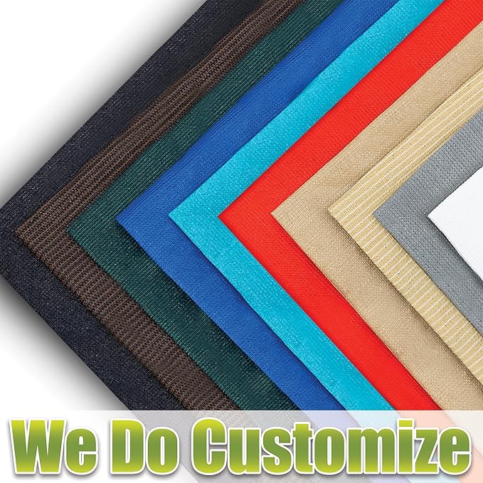 Colourtree TAPR0810 Custom Size 7' x 19' Grey Sun Shade Sail UPF50 Canopy UV - Image 9