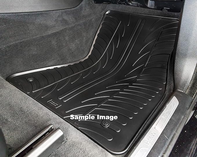 Gledring USA Custom Fit All-Weather Rubber Floor Mats Intended for Volkswagen Arteon Sedan (3H7) 2019-2023, No Trimming Required, Tailored Custom Fit, Protects from Rain, Mud, & Snow.