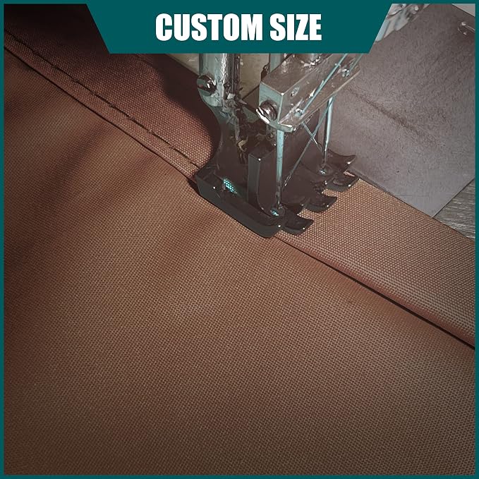 Royal Shade 12' x 17' x 20.8' Brown Triangle Waterproof Sun Shade Sail Order to - Image 5
