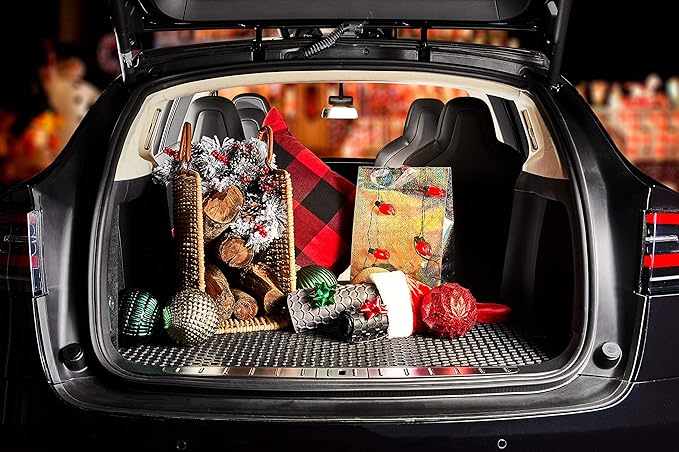 TOUGHPRO Cargo/Trunk Mats Accessories for Audi Q7 All Weather Heavy Duty (Made in USA) Black Rubber 2017 2018 2019 2020 2021 2022 2023 2024 2025