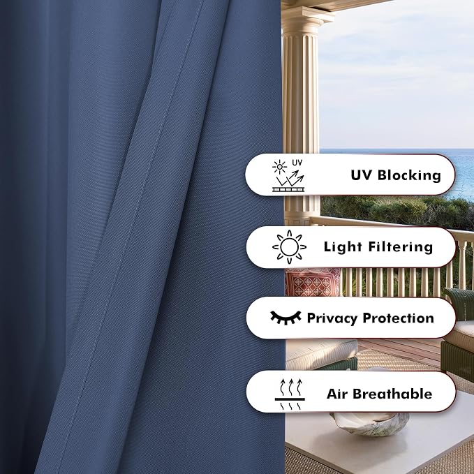 BONZER Waterproof Outdoor Curtains - Image 4