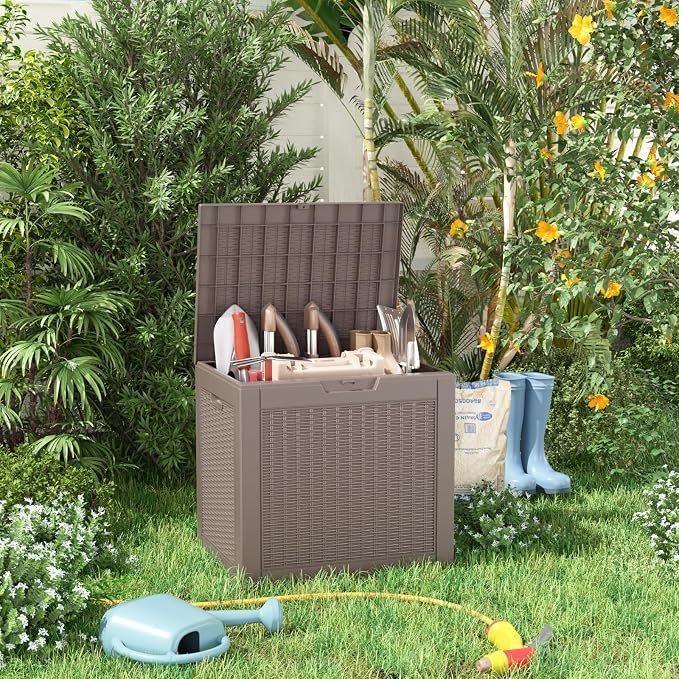 30 Gal Waterproof Outdoor Storage Box UV Resistant Deck Box | Indoor/outdoor - Image 6