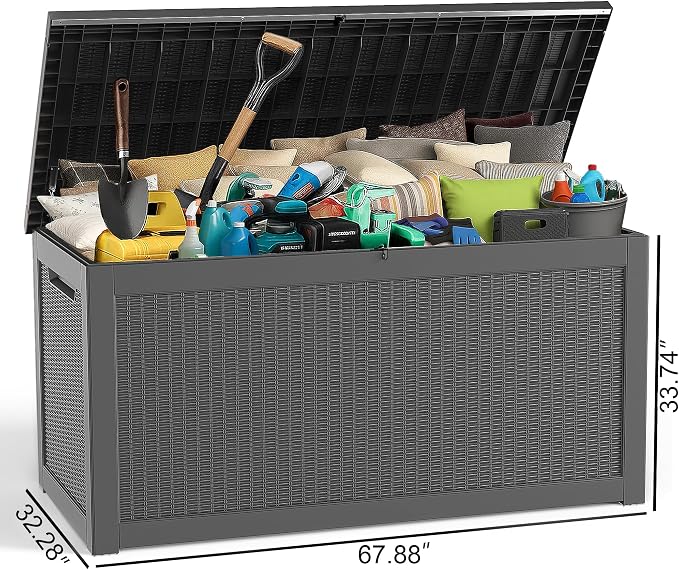 ROJIK Outdoor Storage Housing Deck Box - Image 2