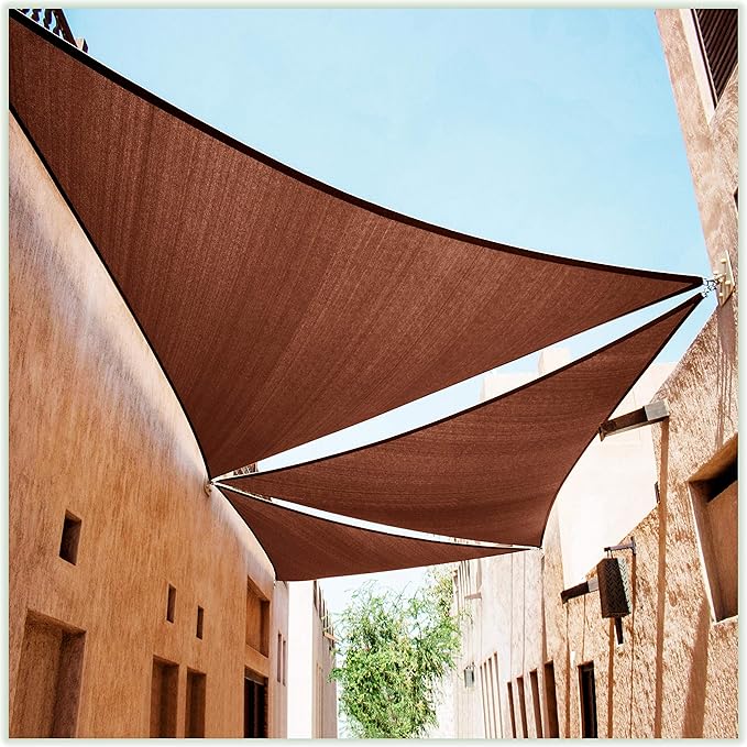 ColourTree CTSLT Custom Size Order to Make 16' x 16' x 22.6' Brown Right by ColourTree