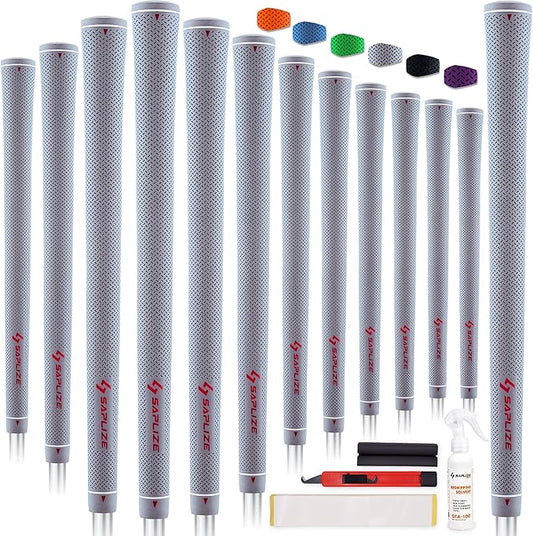 SAPLIZE Women’s Exclusive Golf Grips | Optimized Taper Design | Elegant Solid Color Series | Soft, Comfortable & Shock-Absorbing | Standard & Midsize, 13 Pack Golf Club Grip Kit for Women, Men & Juniors, CC02 Series