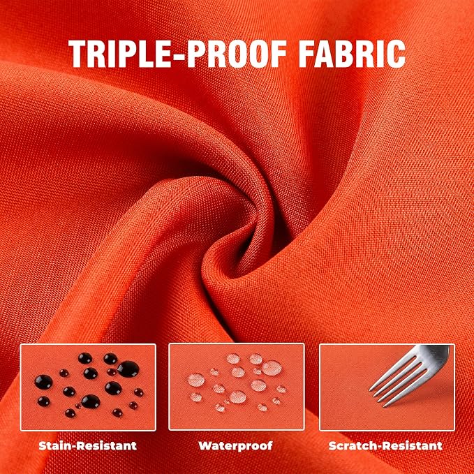 Set of 4 Outdoor Curtains for Patio Waterproof, Breathable Grommet Panels for - Image 6