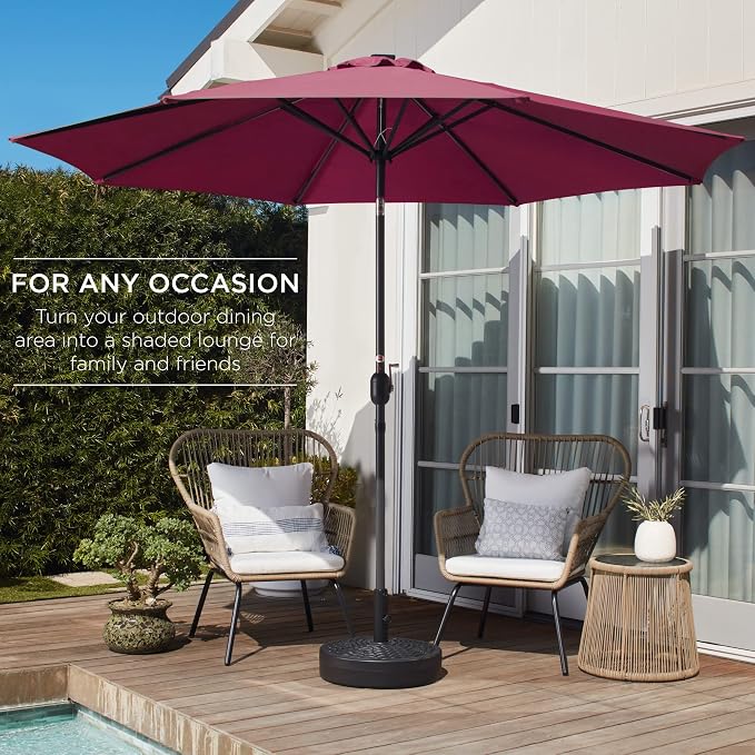 Best Choice Products 10ft Outdoor Patio Umbrella, Outdoor Table Umbrella - Image 3