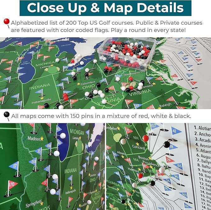 Push Pin Travel Maps Customizable Posters & Prints - Textured White - Personalized Framed Pin Map, Arrives Ready to Hang with 150 Pins - Handcrafted in USA - 27.5" x 39.5"