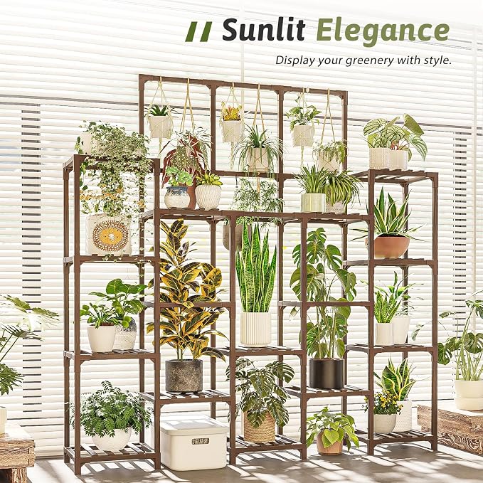GENTINGBRO Plant Stand Indoor Outdoor 63" Tall Plant Shelf - Image 6