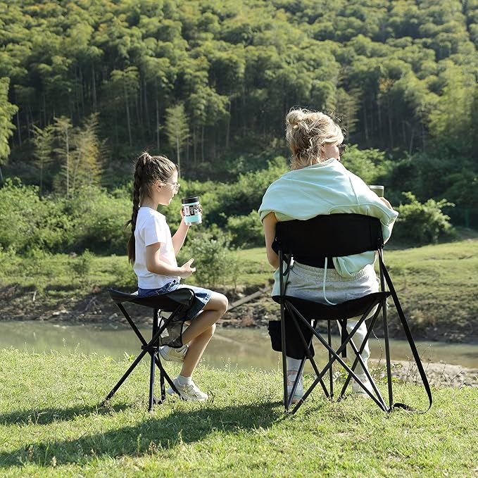 Portal Tall Folding Tripod Stool for Outdoor Camping Walking Hunting Hiking Fishing Travel, Support 225 lbs