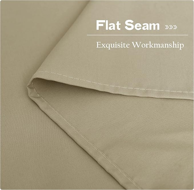 NICETOWN Canvas Weighted Outdoor Curtains - Image 6