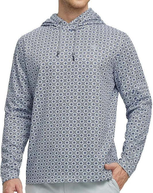 Hoodies for Men Golf Fleece Hooded Sweatshirts Dry Fit Athletic Lightweight Casual Midlayer Mens Hoodies Pullover