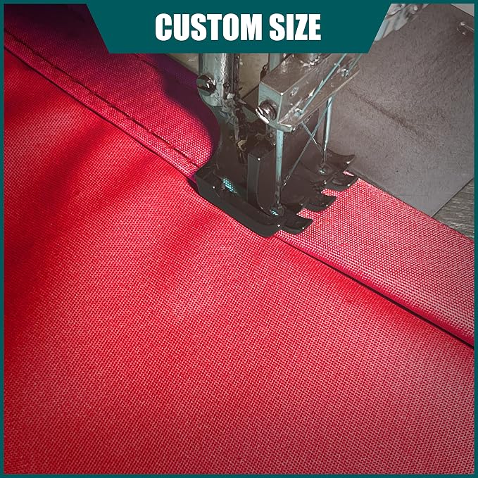 Royal Shade 7' x 14' x 15.7' Red Triangle Waterproof Sun Shade Sail Order to - Image 5