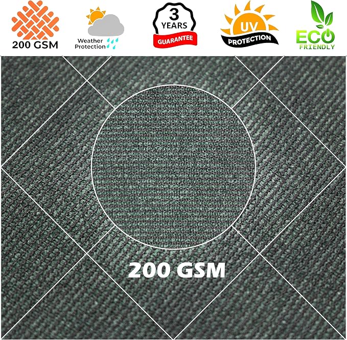 Royal Shade 14' x 23' Custom Size Green Rectangle Sunshade Sail - Image 8